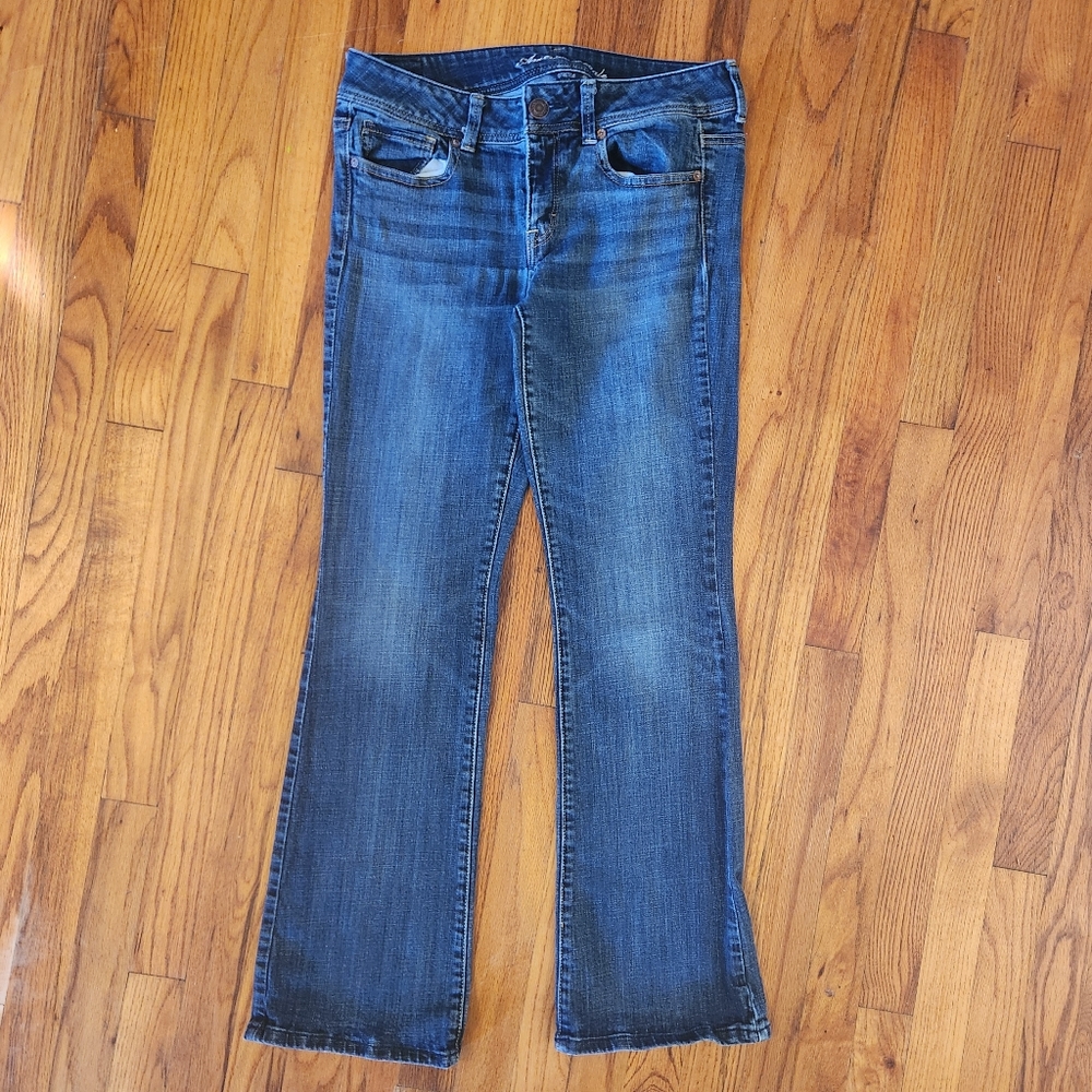 American Eagle Outfitters Original Boot Cut Blue Jeans Size 10